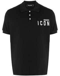 Рубашка поло с надписью, черный Dsquared2