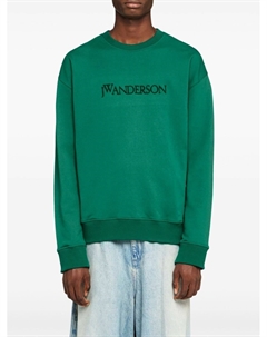 Толстовка с вышитым логотипом, зеленый Jw anderson