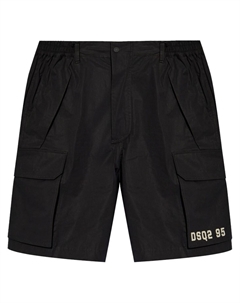 Шорты карго с логотипом, черный Dsquared2