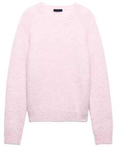 Шерстяной свитер, розовый Prada