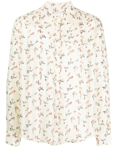 Рубашка с длинными рукавами и цветочным принтом, желтый Youths in balaclava