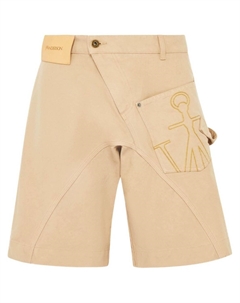 Перекрученные шорты, нейтральный цвет Jw anderson