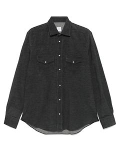 Рубашка на пуговицах, серый Eleventy