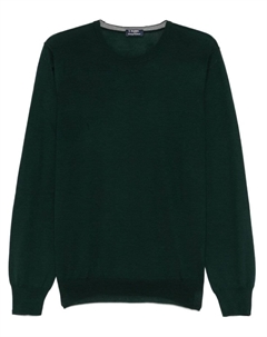 Свитер тонкой вязки, зеленый Barba