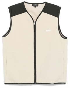 Жилет из шерпы, нейтральный цвет A.p.c.