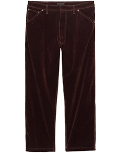 Бархатные брюки, коричневый Prada