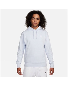 Мужская толстовка пуловер с капюшоном, голубой Nike