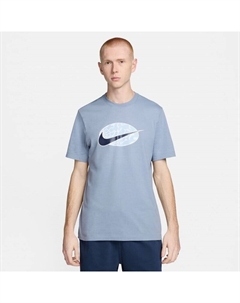 Мужская футболка спортивная, голубой Nike