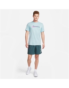 Мужская футболка для дрифтинга, голубой Nike