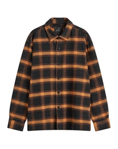 Рубашка в клетку Sebastian, черный Edwin