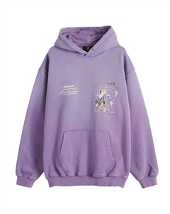 Толстовка Hermes с капюшоном, фиолетовый Represent