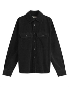 Вельветовая рубашка на осень Sunglasses, черный Saint laurent