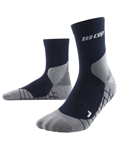 Мужские легкие носки среднего кроя из шерсти мериноса, синий Cep