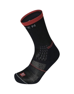 Мужские легкие туристические эко-носки, черный Lorpen