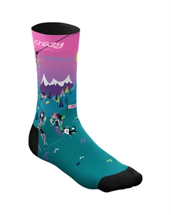 Сумасшедшие носки, синий Crazy