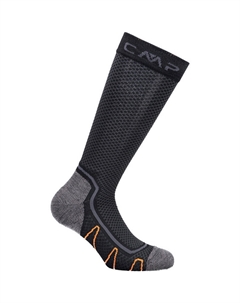 Трекинговые высокие носки из полиэстера, черный Cmp