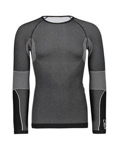 Мужской бесшовный спортивный свитер с длинными рукавами, черный Cmp