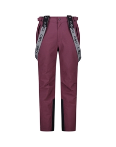 Мужские лыжные брюки стрейч на плоской подошве, красный Cmp