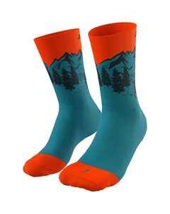 Носки «Оставайтесь быстрыми», синий Dynafit