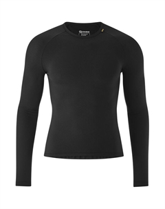 Мужская базовая рубашка с длинным рукавом, черный Gonso