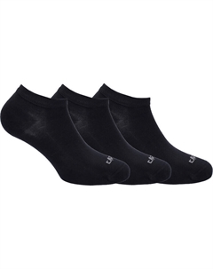 Мужские бамбуковые невидимые носки, набор из 3 носков, черный Cmp