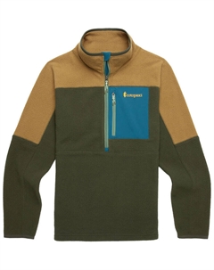 Мужской флисовый пуловер Abrazo с молнией до половины длины, оливковый Cotopaxi