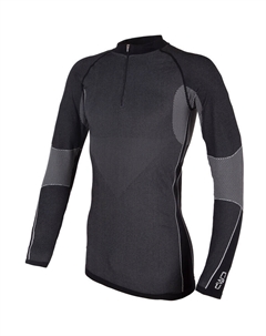 Мужской бесшовный спортивный свитер с длинными рукавами, черный Cmp