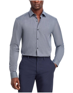 Рубашка узкого кроя Kenno, синий Hugo