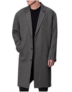 Верхнее пальто из шерсти и льна rag &bone Lance, серый Rag & bone