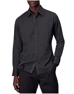 Рубашка на пуговицах спереди Tomlin Stretch Dobby rag &bone, серый Rag & bone