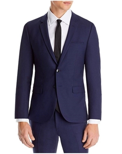 Arti Super Slim Fit Пиджак супер-синего кроя, синий Hugo