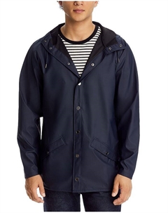 Куртка с кнопками спереди, синий Rains