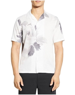 Рубашка с коротким рукавом Irving Camp, белый Theory