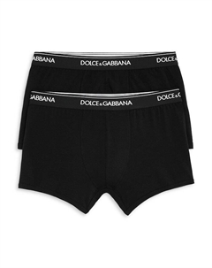 Боксеры с логотипом, упаковка из 2 шт, черный Dolce&gabbana