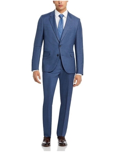 Костюм очень узкого кроя Soho Sharkskin, синий Paul smith