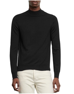 Свитер узкого кроя Industrial, черный Sandro