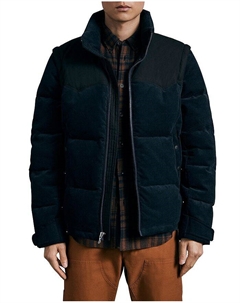 Вельветовая куртка-пуховик Holt rag &bone, синий Rag & bone