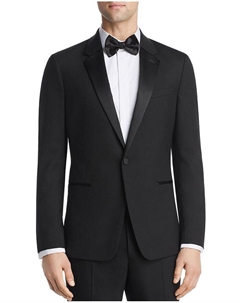 Пиджак-смокинг узкого кроя Chambers, черный Theory