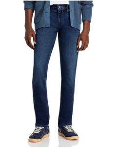 Узкие джинсы прямого кроя Transcend Federal, синий Paige