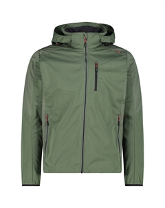 Мужская куртка с капюшоном на молнии, зеленый Cmp
