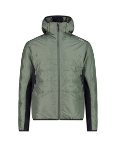 Мужская гибридная куртка с капюшоном, зеленый Cmp