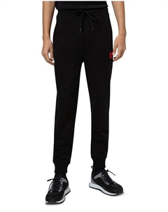 Doak Спортивные штаны классического кроя из френч терри с завязками, черный Hugo