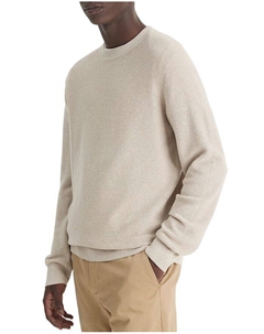 Жаккардовый свитер Geo, коричневый/бежевый Vince