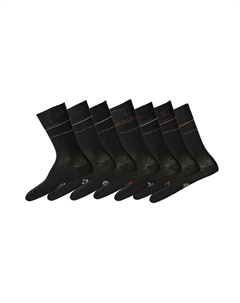 Длинные носки, 7 пар, черный Tom tailor