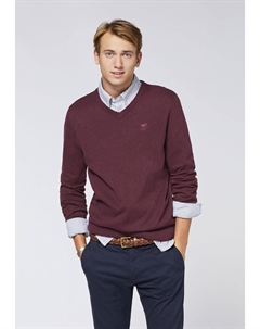 Пуловер Strick, фиолетовый Polo sylt