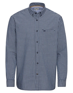 Рубашка Vichy Karo aus reiner Baumwolle, темно синий Camel active
