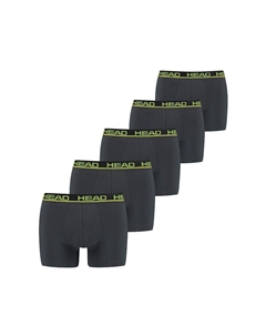 Боксеры - 5 пар, серый Head