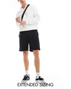 Черные узкие шорты из неопрена Asos