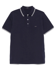 Рубашка поло из ткани пике, синий Fay