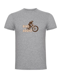 Футболка Bike Addict, серый Kruskis